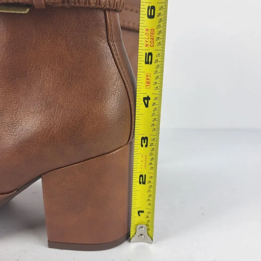 ZODIAC REXX Block Ankle Boot Faux leather Size 5.5M